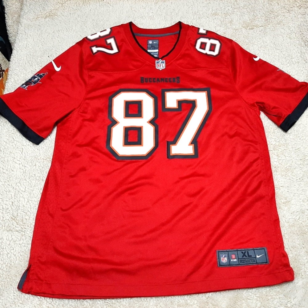 Nike Rob Gronkowski Red Tampa Bay Buccaneers Game Jersey